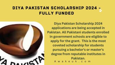 Diya Pakistan Scholarship Fully Funded