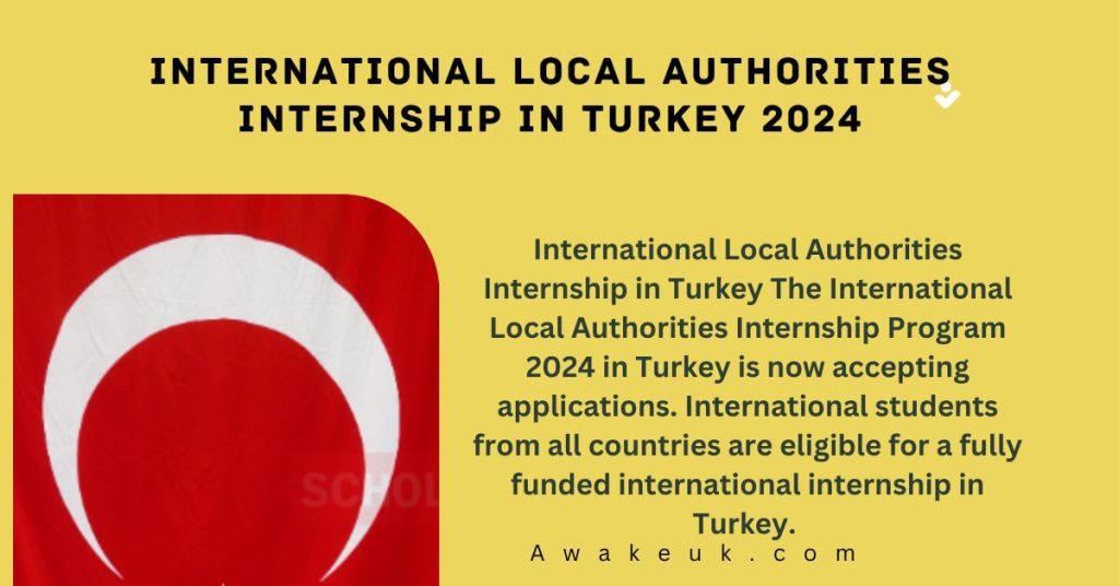 International Local Authorities Internship in Turkey 2024