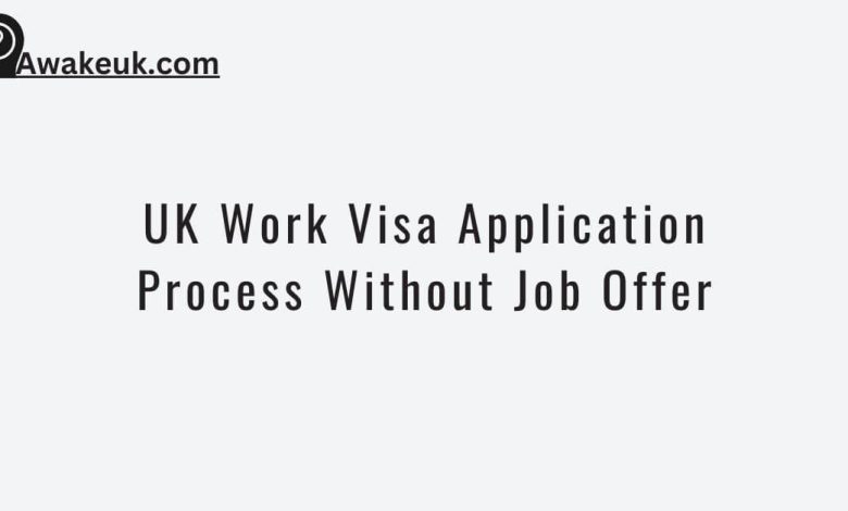 UK Work Visa Application Process Without Job Offer