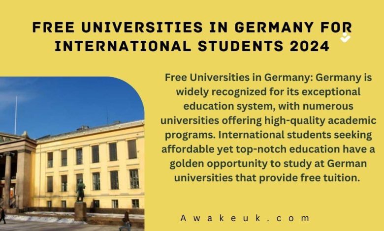 Free Universities in Germany for International Students