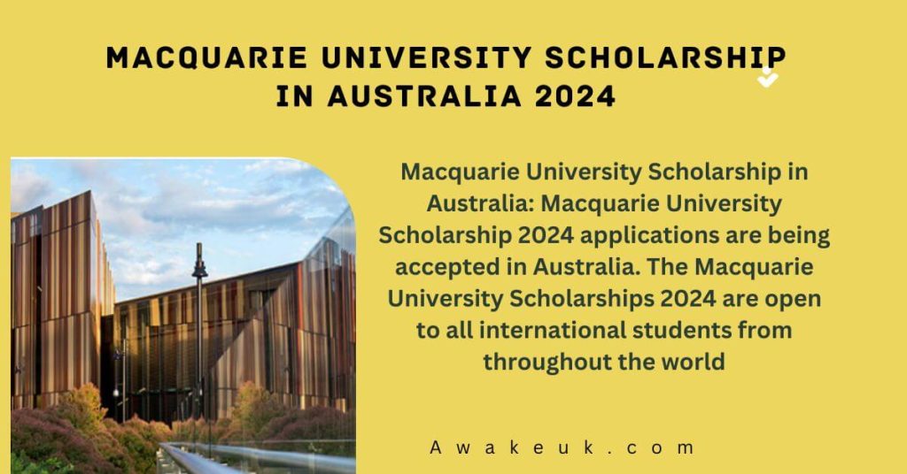 Macquarie University Scholarship in Australia 2024