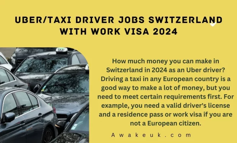 UberTaxi Driver Jobs Switzerland 
