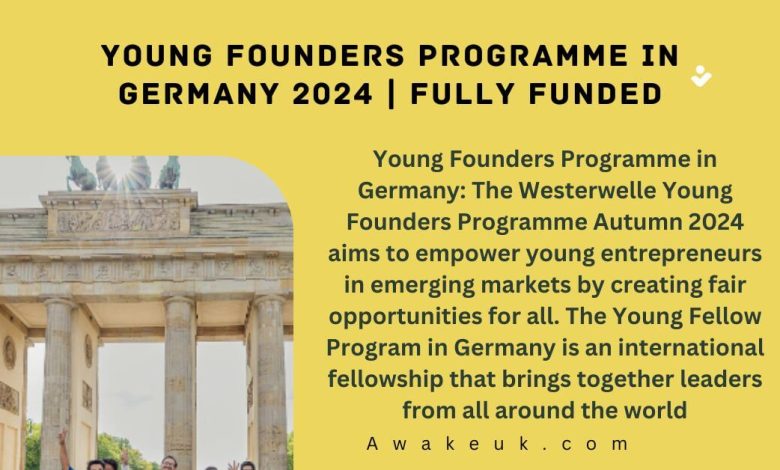 Young Founders Programme in Germany Fully Funded