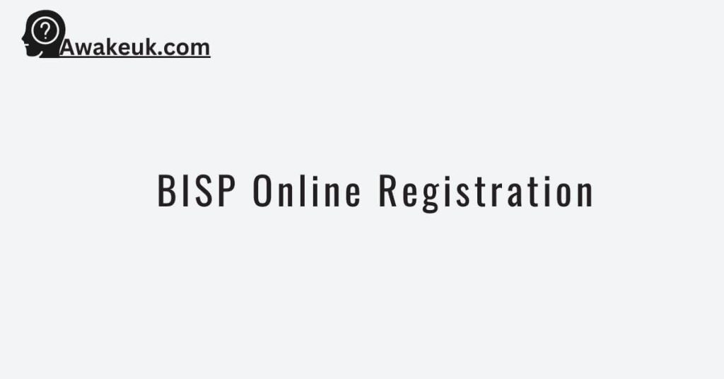 BISP Online Registration