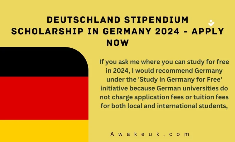 Deutschland Stipendium Scholarship in Germany