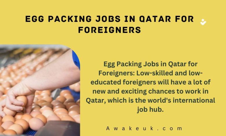 Egg Packing Jobs in Qatar for Foreigners