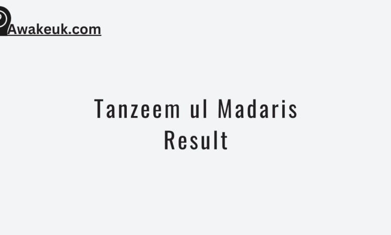 Tanzeem ul Madaris Result