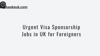 Urgent Visa Sponsorship Jobs in UK for Foreigners