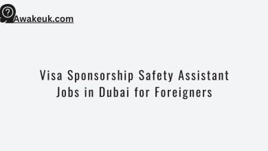 Visa Sponsorship Safety Assistant Jobs in Dubai for Foreigners