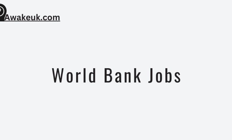 World Bank Jobs