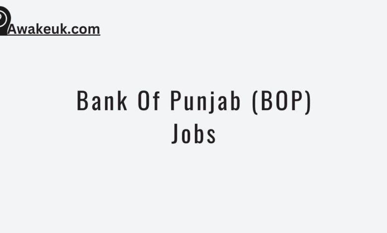 Bank Of Punjab (BOP) Jobs 2024