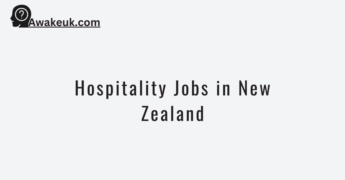 Hospitality Jobs In New Zealand 