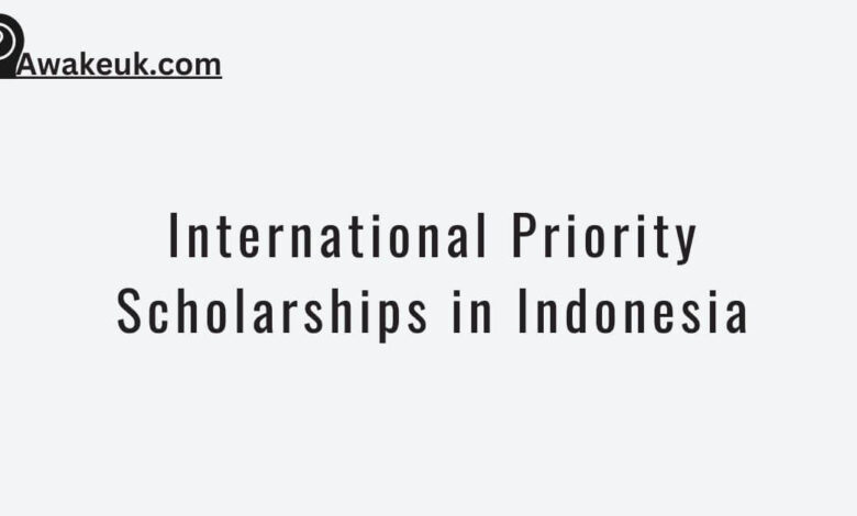 International Priority Scholarships in Indonesia