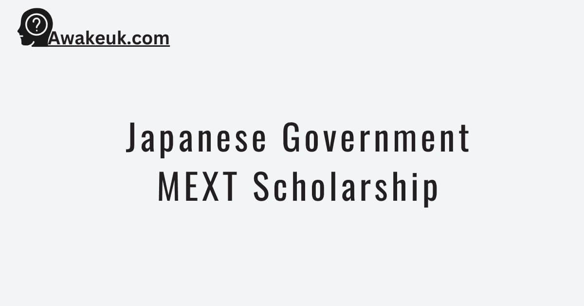 Japanese Government MEXT Scholarship 2024 - Fully Funded