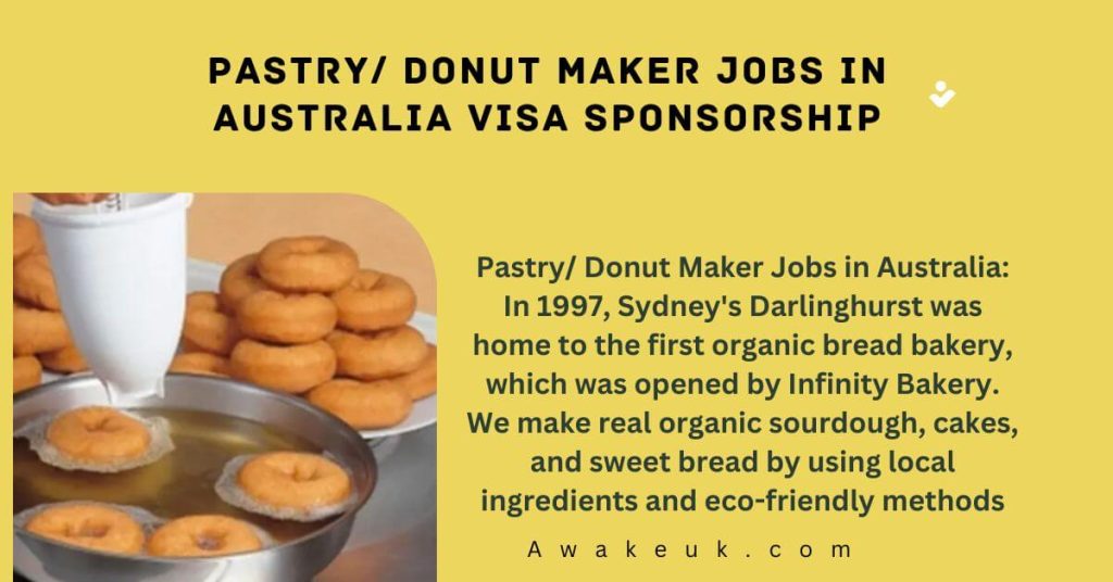Pastry Donut Maker Jobs in Australia Visa Sponsorship