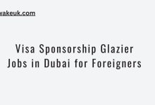 Visa Sponsorship Glazier Jobs in Dubai for Foreigners