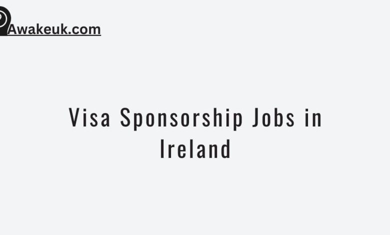 Visa Sponsorship Jobs in Ireland