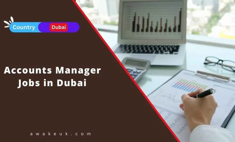 Accounts Manager Jobs in Dubai