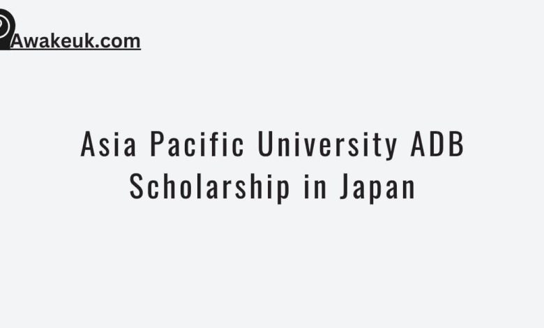 Asia Pacific University ADB Scholarship in Japan