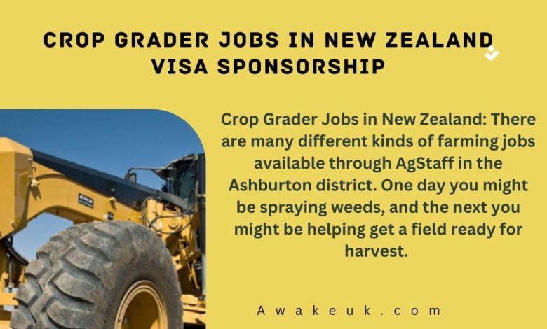 Crop Grader Jobs in New Zealand Visa Sponsorship