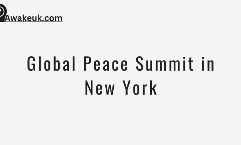 Global Peace Summit in New York