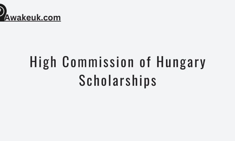 High Commission of Hungary Scholarships