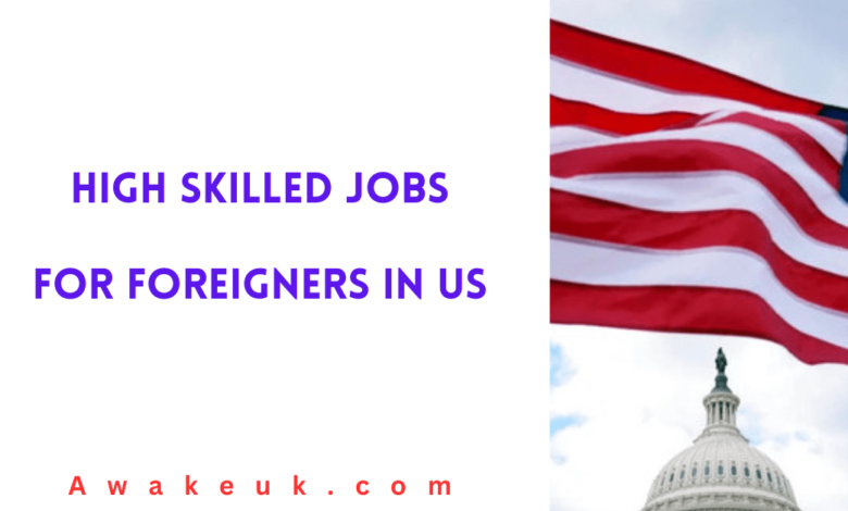 High skilled Jobs For Foreigners In US