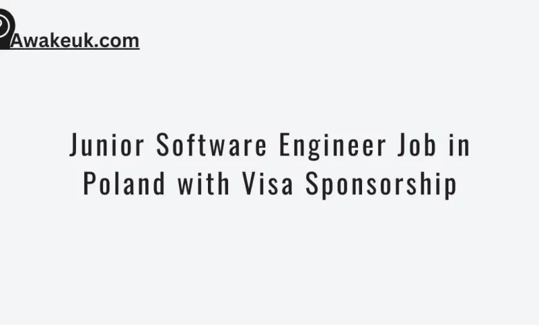 Junior Software Engineer Job in Poland with Visa Sponsorship