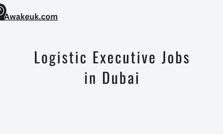 Logistic Executive Jobs in Dubai