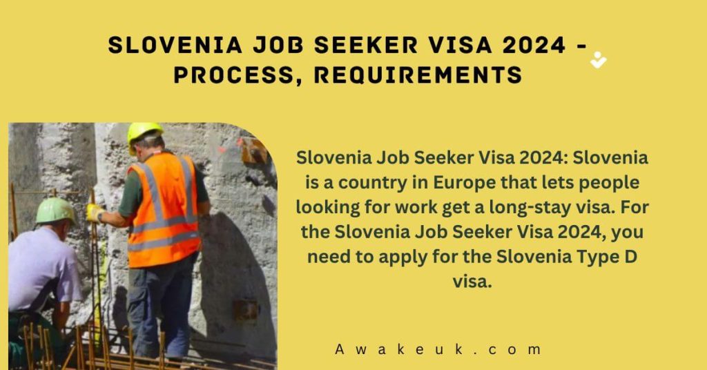 Slovenia Job Seeker Visa 2024 - Process, Requirements