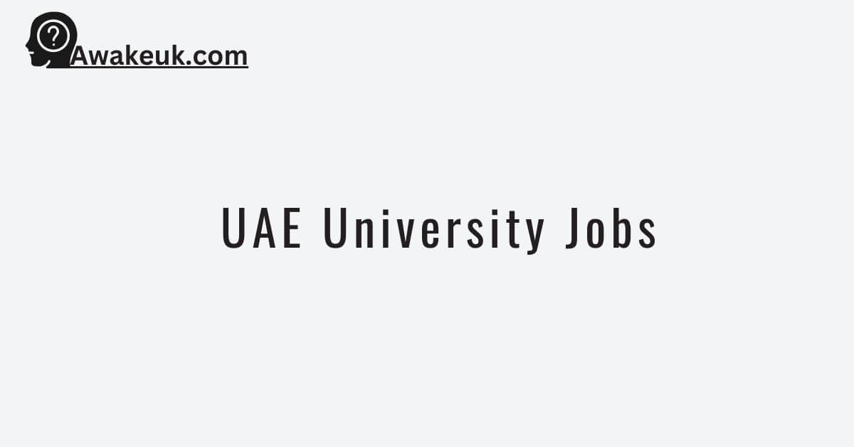 research assistant jobs in uae university