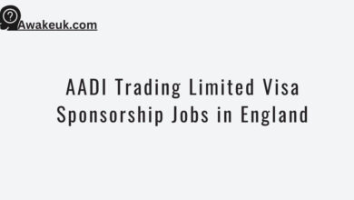 AADI Trading Limited Visa Sponsorship Jobs in England