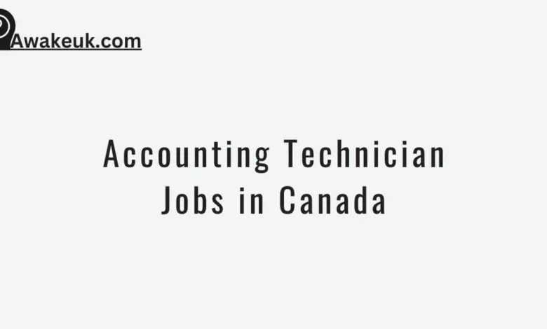 Accounting Technician Jobs in Canada