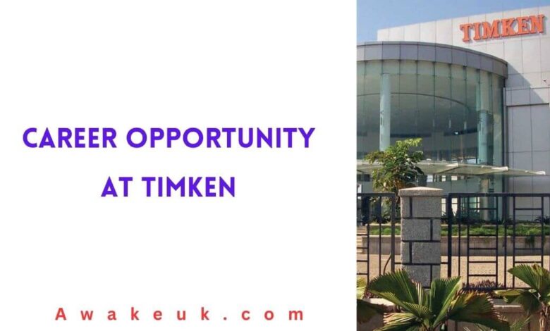 Career Opportunity at Timken