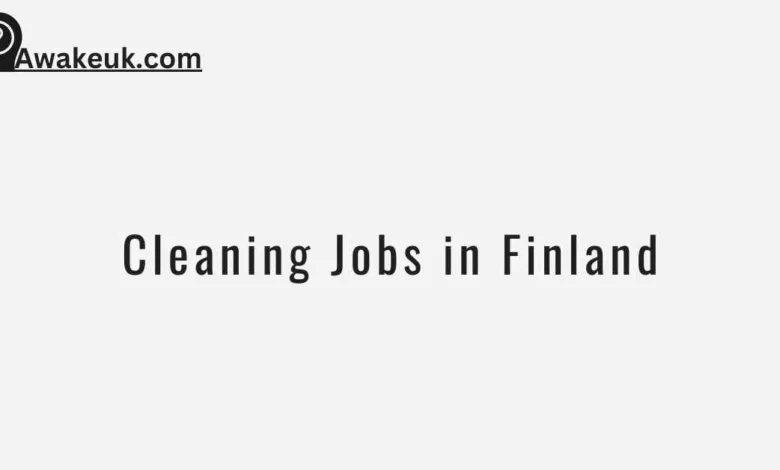 Cleaning Jobs in Finland
