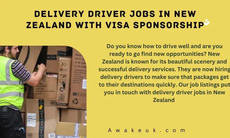 Delivery Driver Jobs in New Zealand With Visa Sponsorship