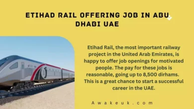 Etihad Rail Offering Job in Abu Dhabi UAE