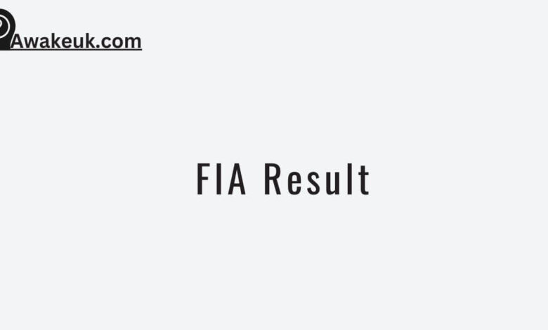 FIA Result