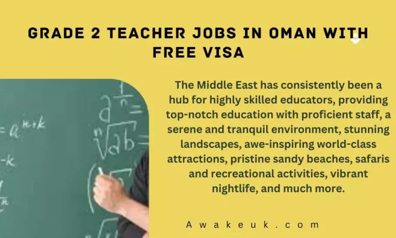 Grade 2 Teacher Jobs in Oman