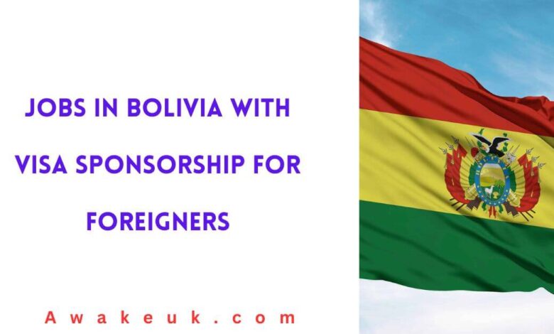 Jobs in Bolivia with Visa Sponsorship for Foreigners