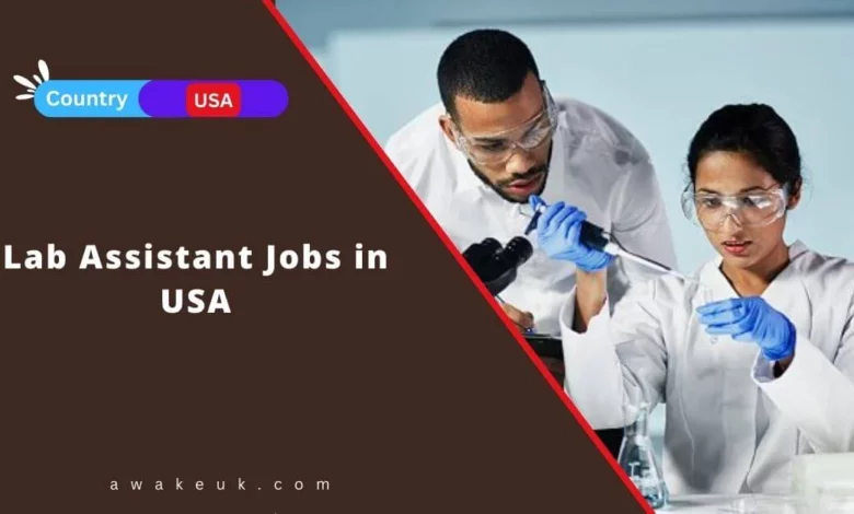 Lab Assistant Jobs in USA