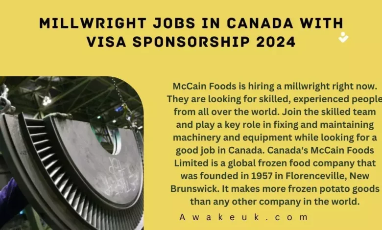 Millwright Jobs in Canada with Visa Sponsorship