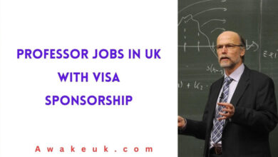 Professor Jobs in UK with Visa Sponsorship