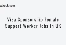 Visa Sponsorship Female Support Worker Jobs in UK