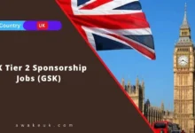 UK Tier 2 Sponsorship Jobs (GSK)
