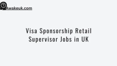 Visa Sponsorship Retail Supervisor Jobs in UK