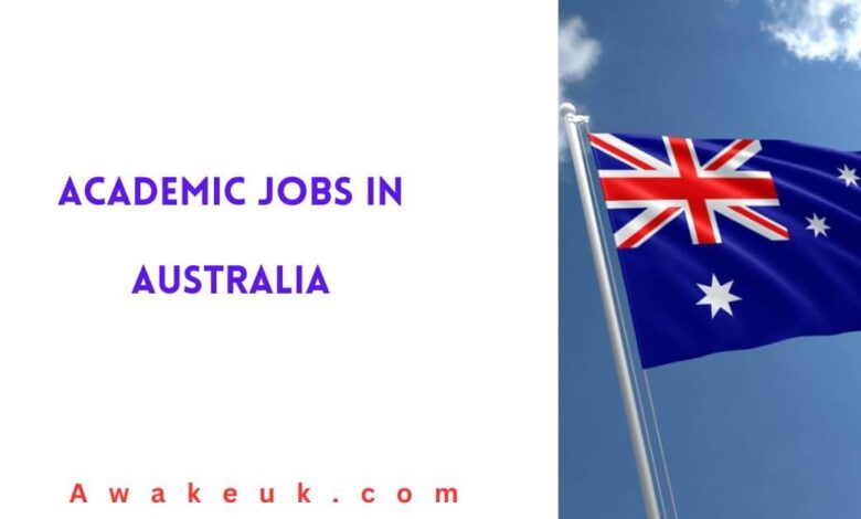 Academic Jobs in Australia