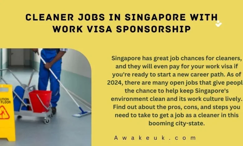 Cleaner Jobs in Singapore