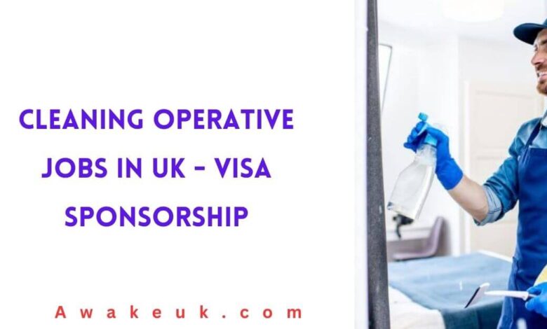 Cleaning Operative Jobs in UK