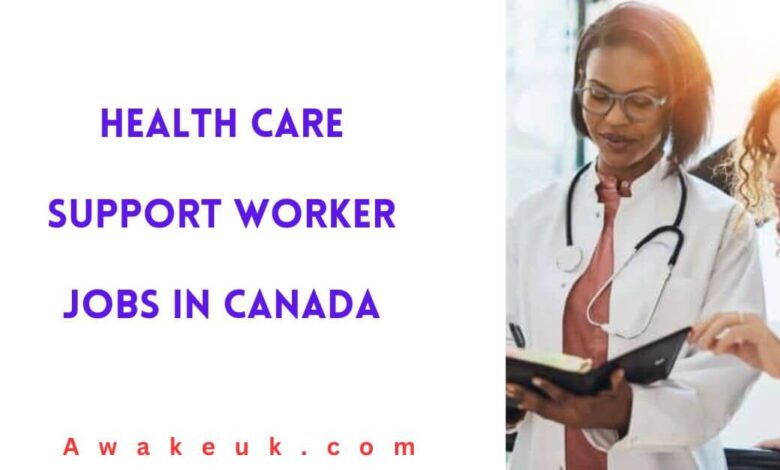 Health Care Support Worker Jobs In Canada